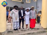 Chief Emami, Prince Emiko  grace  marriage ceremony of  Marvelous Neyin and Osasuwen Ugiagbe 